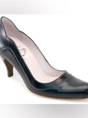 John Fluevog Teapot Oolong Black Pumps Shoes size 7